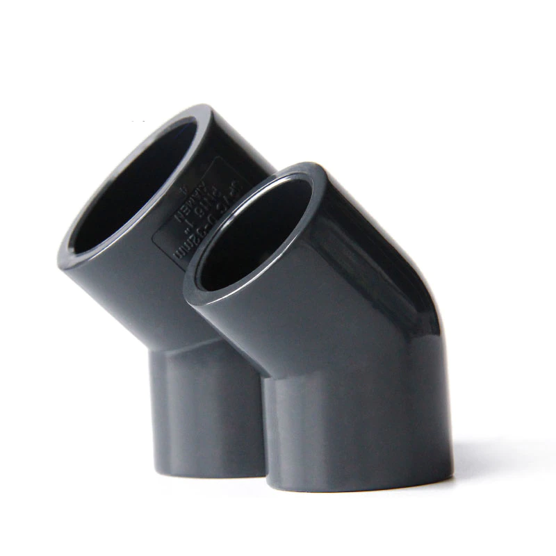 PVC FITTING BEND/ELBOW 110mmX45deg UPVC GREY H/DUTY (KOI POND) - Image 2