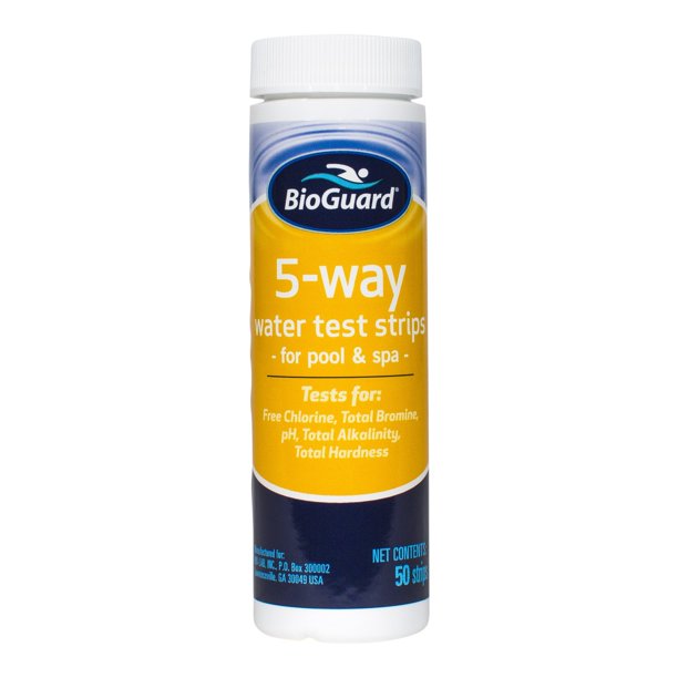 POOL TEST STRIPS BIOGUARD 5 in 1 (50 STRIPS) - Image 2