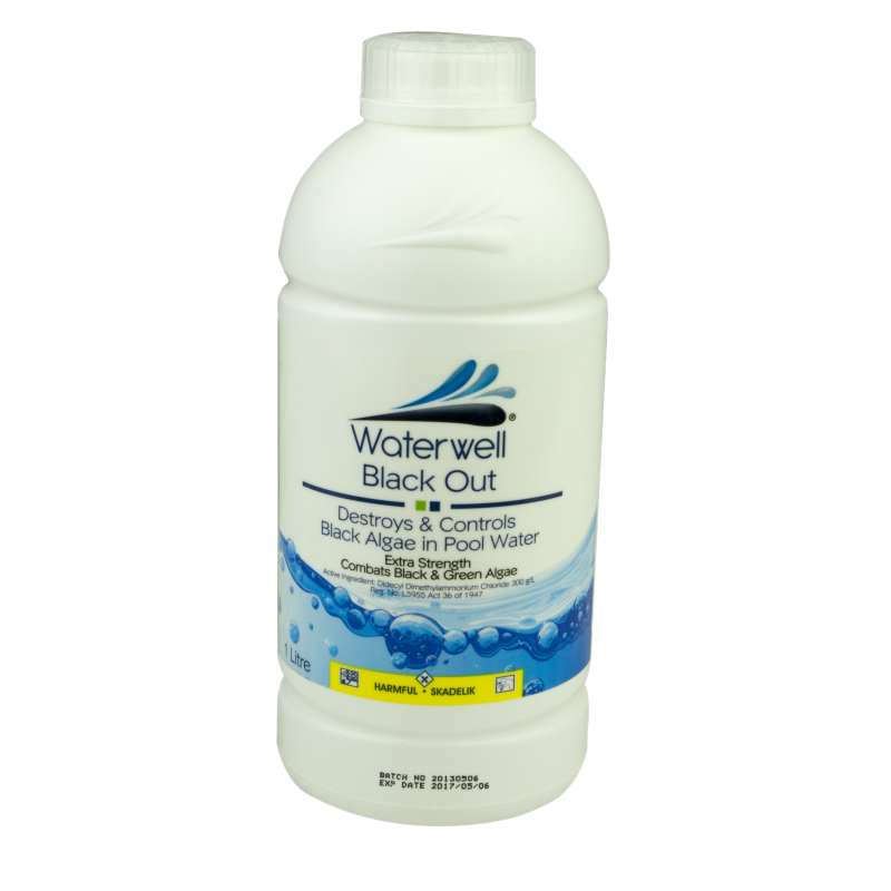 POOL ALGAECIDE WATERWELL BLACK OUT 1lt - Image 2
