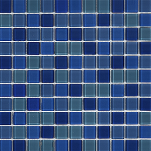 POOL MOSAIC GLASS RANDOM MIXED GLOSS (23mmx23mm)