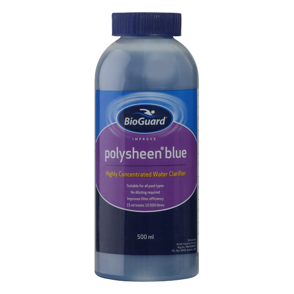 POOL CLARIFIER BIOGUARD POLYSHEEN BLUE 500ml