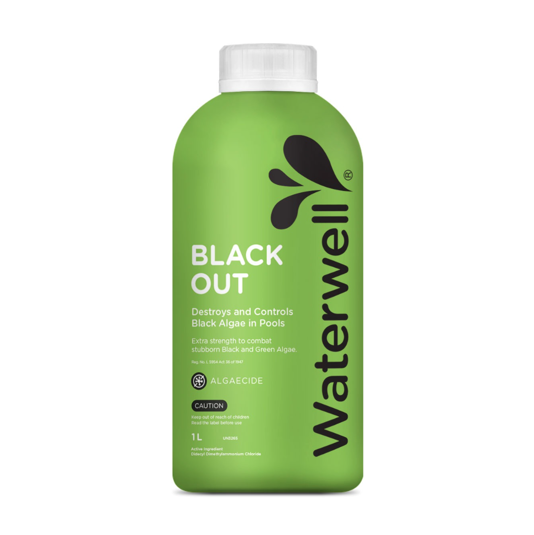 POOL ALGAECIDE WATERWELL BLACK OUT 1lt