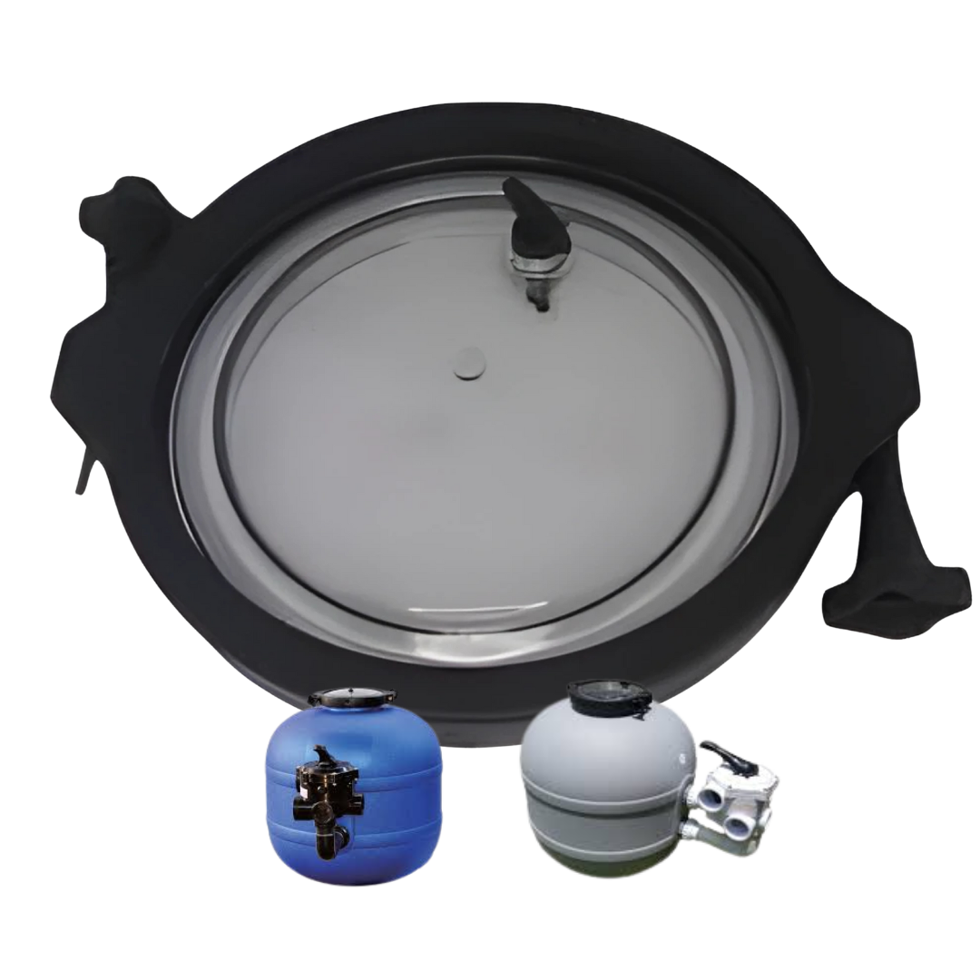 POOL FILTER LID QUALITY/BLUECHEM (WITH O RING AND CLAMPS) - Image 4