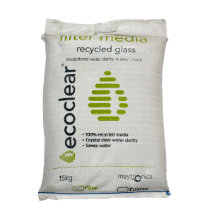 POOL FILTER MEDIA ECO CLEAR GLASS 15KG BAG COURSE