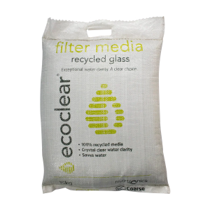 POOL FILTER MEDIA ECO CLEAR GLASS 15KG BAG FINE