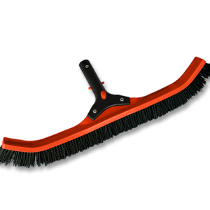 POOL PRO CURVED POOL BRUSH 560MM WITH V-CLIP – NYLON BRISTLES