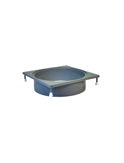 POOL WEIR DECK COLLAR GREY AQUAMAX/AQUAFLO