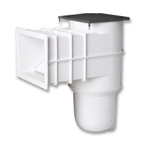 POOL WEIR SPECK BADU COMPLETE WEIR GUNITE SMALL WHITE/GREY