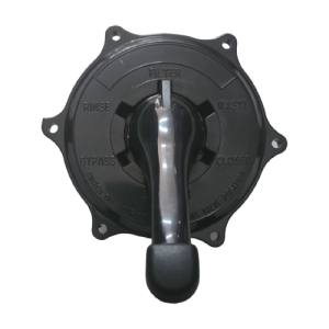 POOL FILTER MULTIPORT TOP AND O RING AQUAMAX (BLACK)