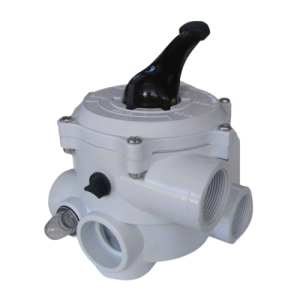 POOL FILTER MULTI PORT VALVE AQUAMAX COMPLETE (STANDARD GLUED)