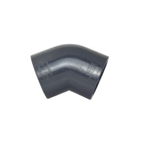 PVC FITTING BEND 63mmX45D UPVC GREY H/DUTY