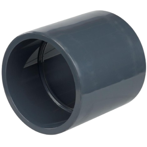 PVC FITTING CONNECTOR 110mm UPVC GREY H/DUTY (KOI POND)
