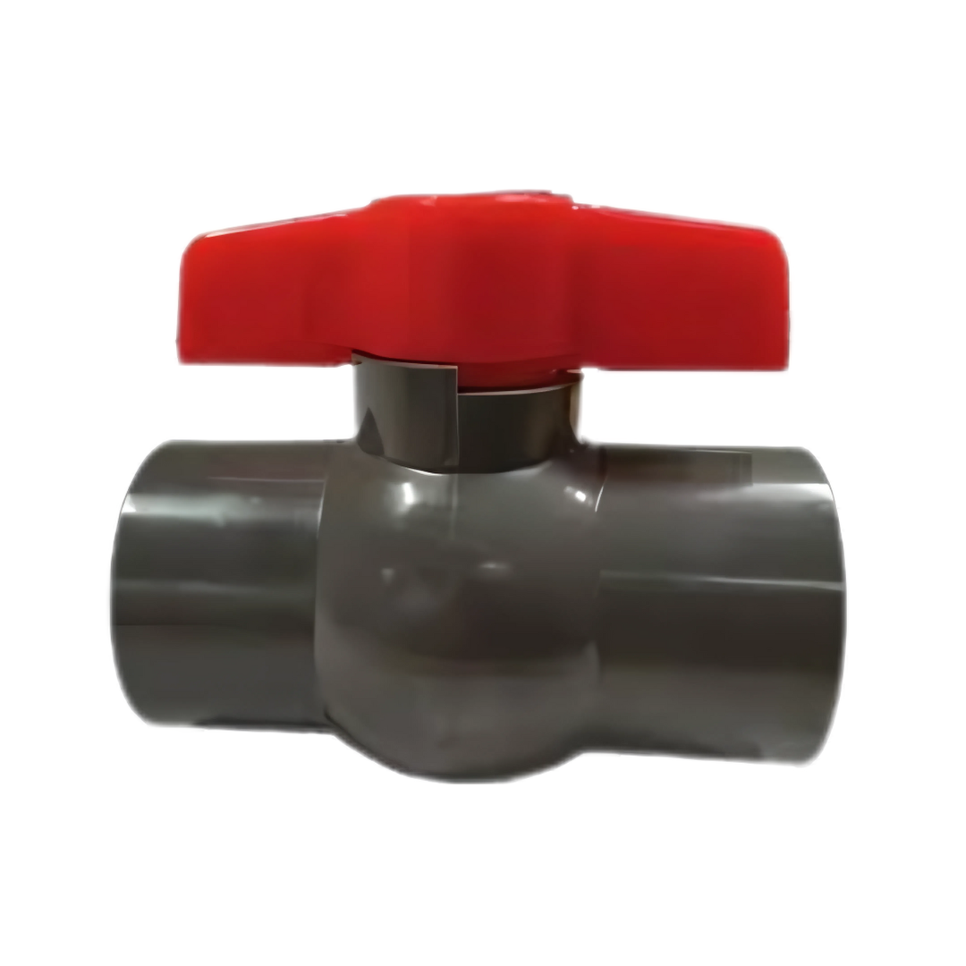 SPA/POOL PVC BALL VALVE COMPACT GLUE 32mm - Image 2