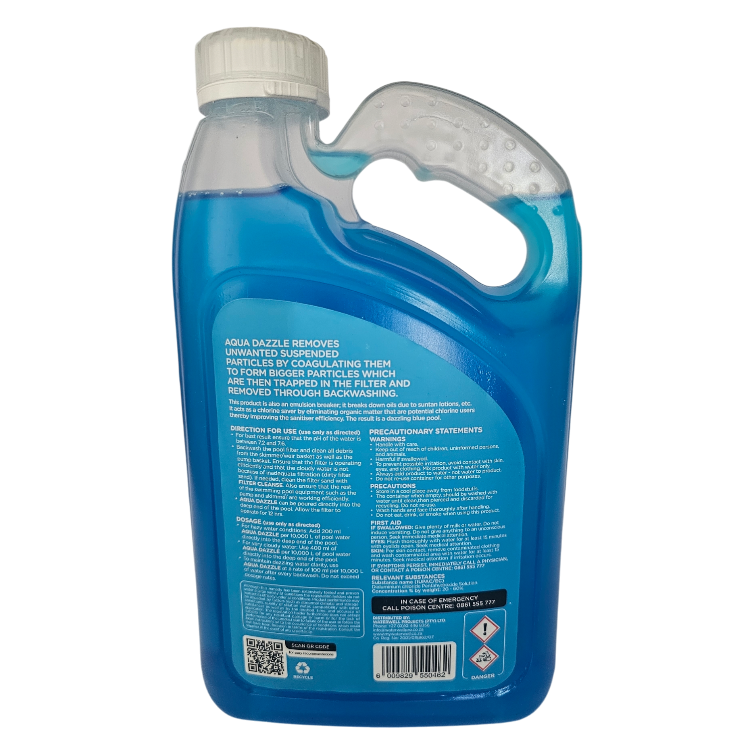 POOL WATER CLARIFIER/ENHANCER WATERWELL AQUA DAZZLE - Image 2