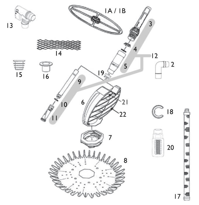 POOL CLEANER ZODIAC G2 COMBI PACK - Image 4
