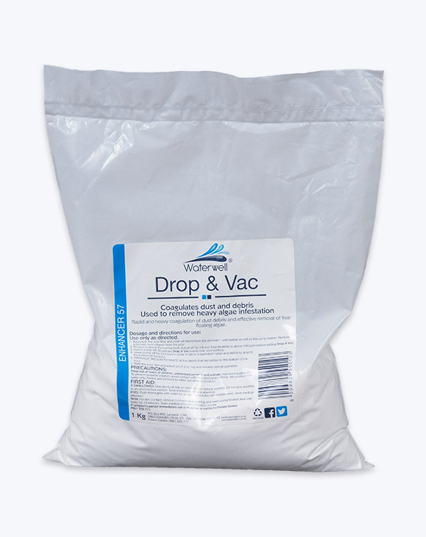 POOL CLARIFIER WATERWELL DROP AND VAC 2KG - Image 2