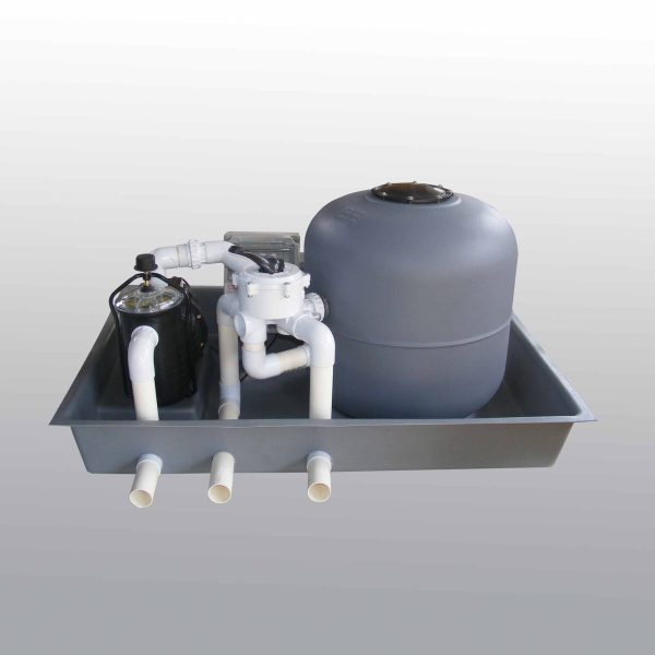 POOL PUMP AND FILTER COMBI BOX 1.1KW/4BAG (NO ELECTRICAL DB) GREY - Image 3