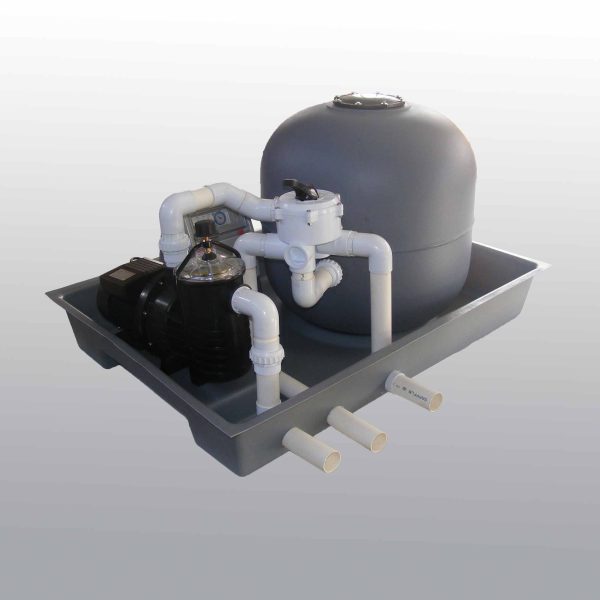 POOL PUMP AND FILTER COMBI BOX 1.1KW/4BAG (NO ELECTRICAL DB) GREY - Image 4