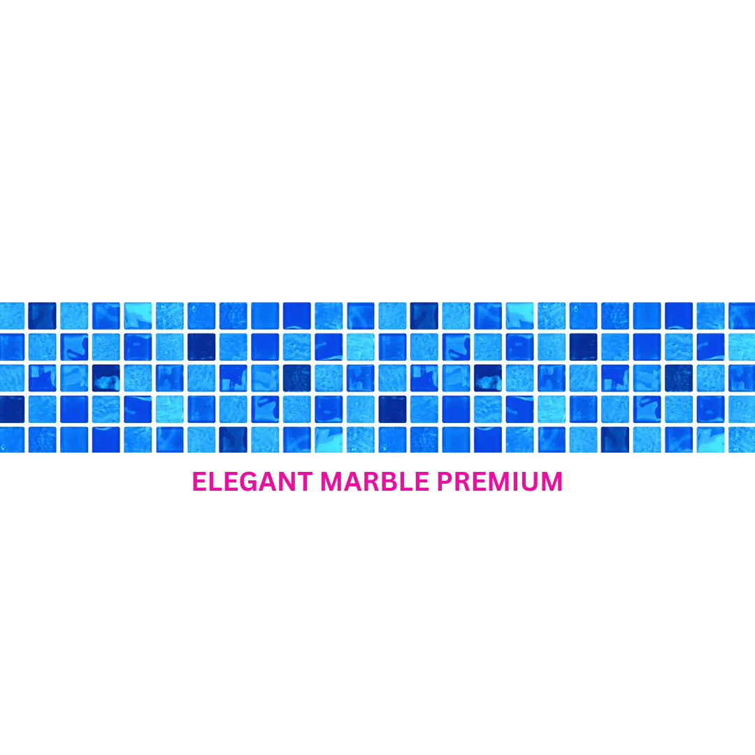 POOL MOSAIC RANDOM BLUE PREMIUM