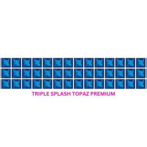 POOL MOSAIC TRIPLE SPLASH TOPAZ PREMIUM